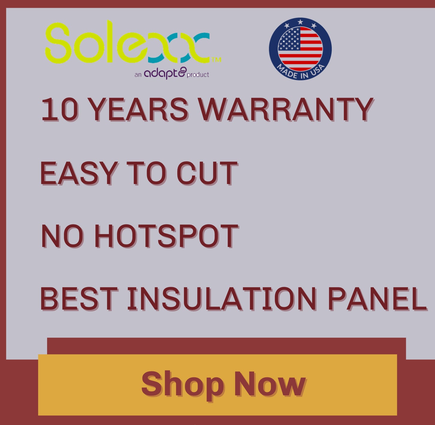 Solexx Panel - 3.5 Mm 49.5"W Pre-Cut XP Covering Panel