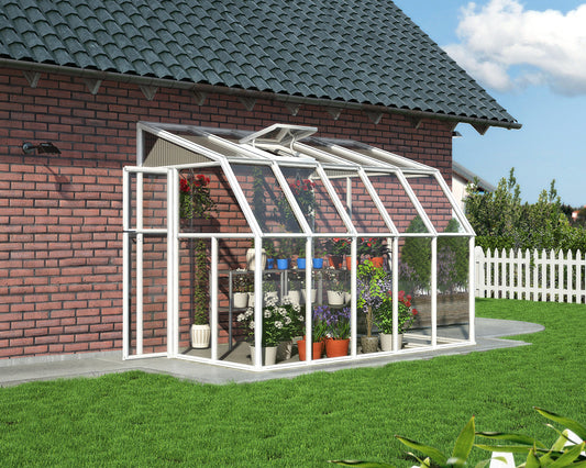 Sun Room 6 Greenhouse - Sun Room 2™ 6x8x10.ft Lean-to Solarium Kit