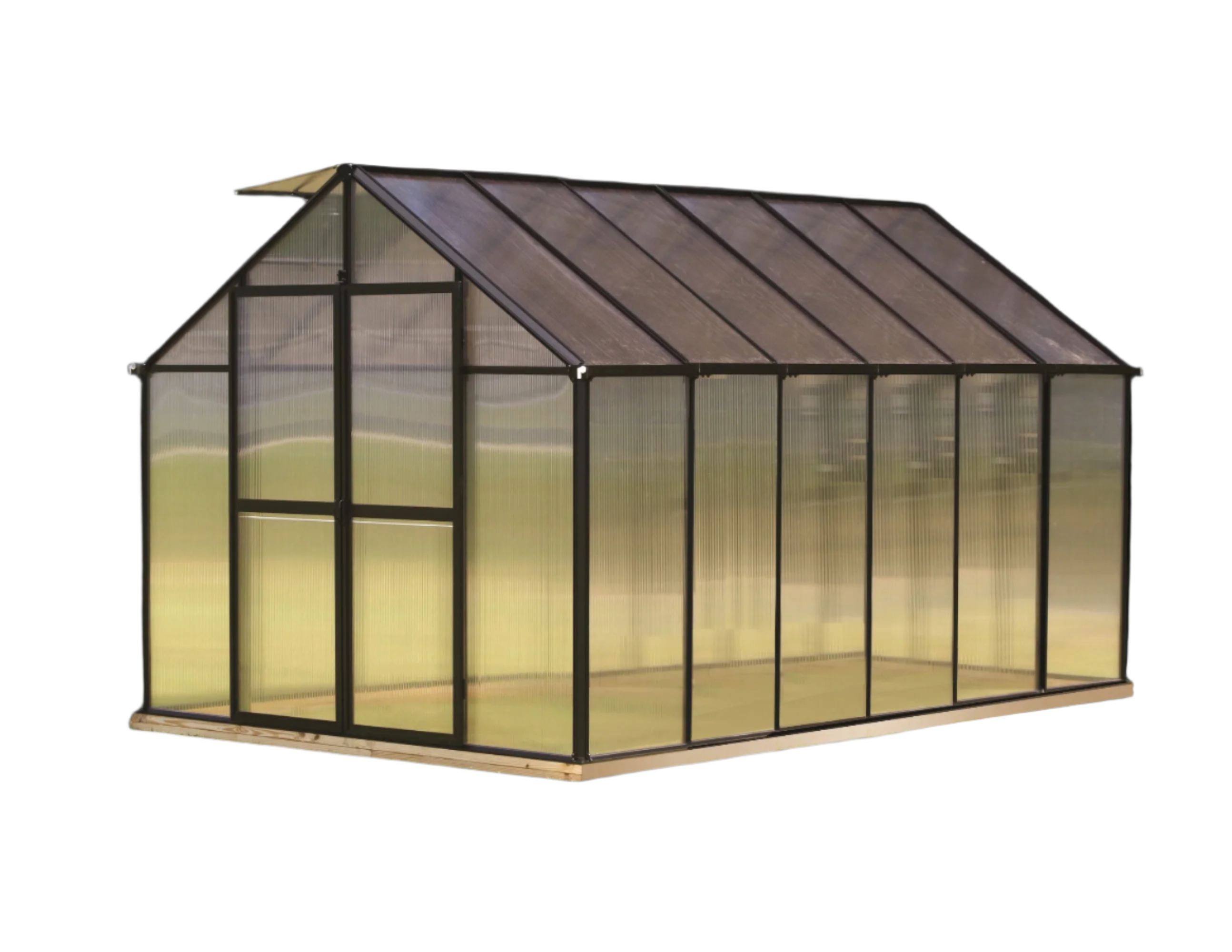 MONT™ 8x8x12.ft Black Greenhouse Premium Package