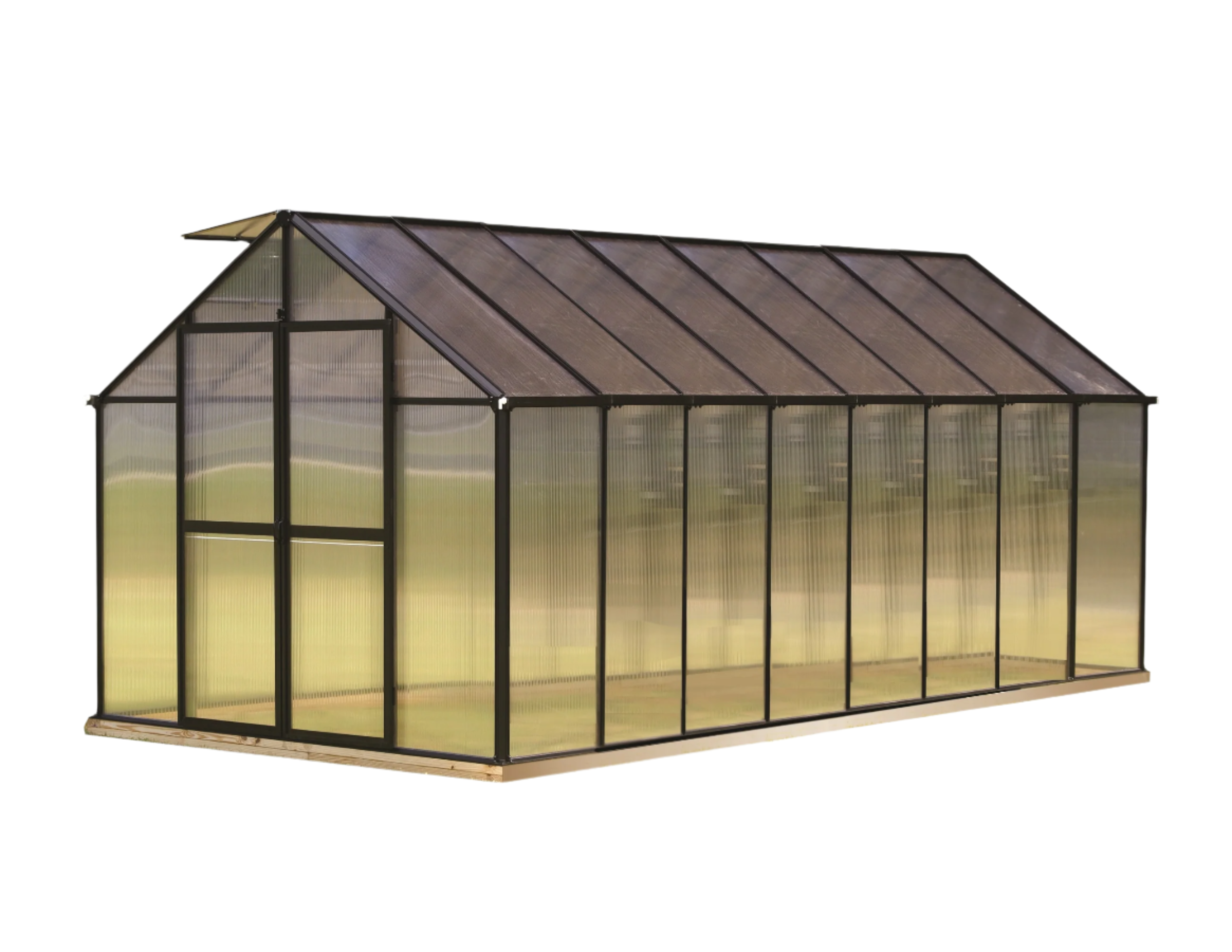 MONT™ 8x8x16.ft Black Greenhouse Premium Package