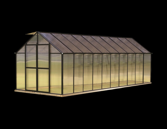 MONT™ 8x8x24.ft Black Greenhouse Premium Package