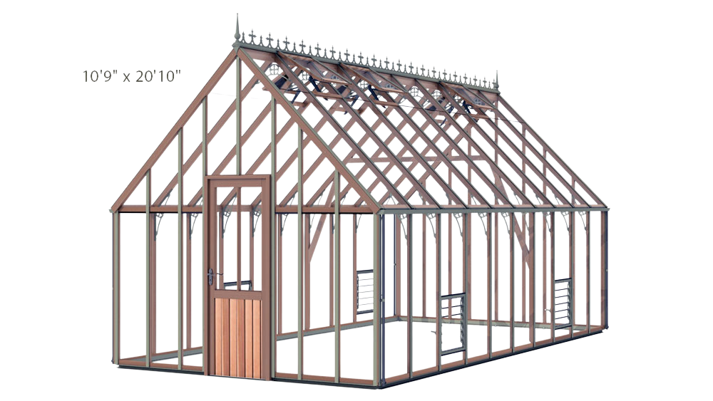 Lancing 10.ft Wide Greenhouse