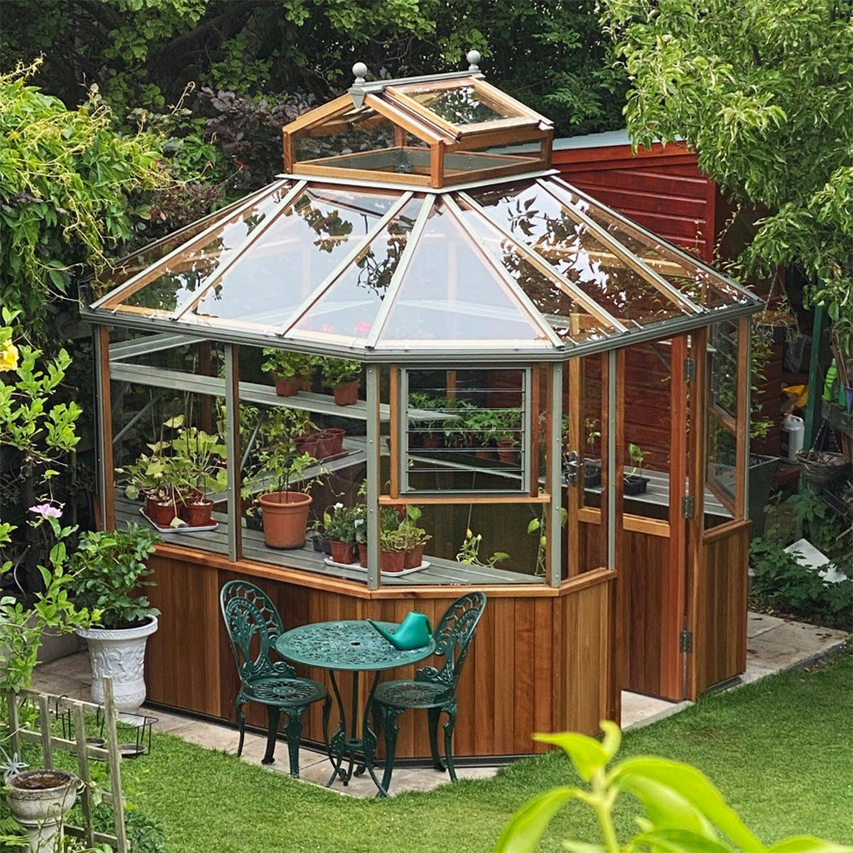 Evolution Octagonal 10X10X10 Cedar Greenhouse