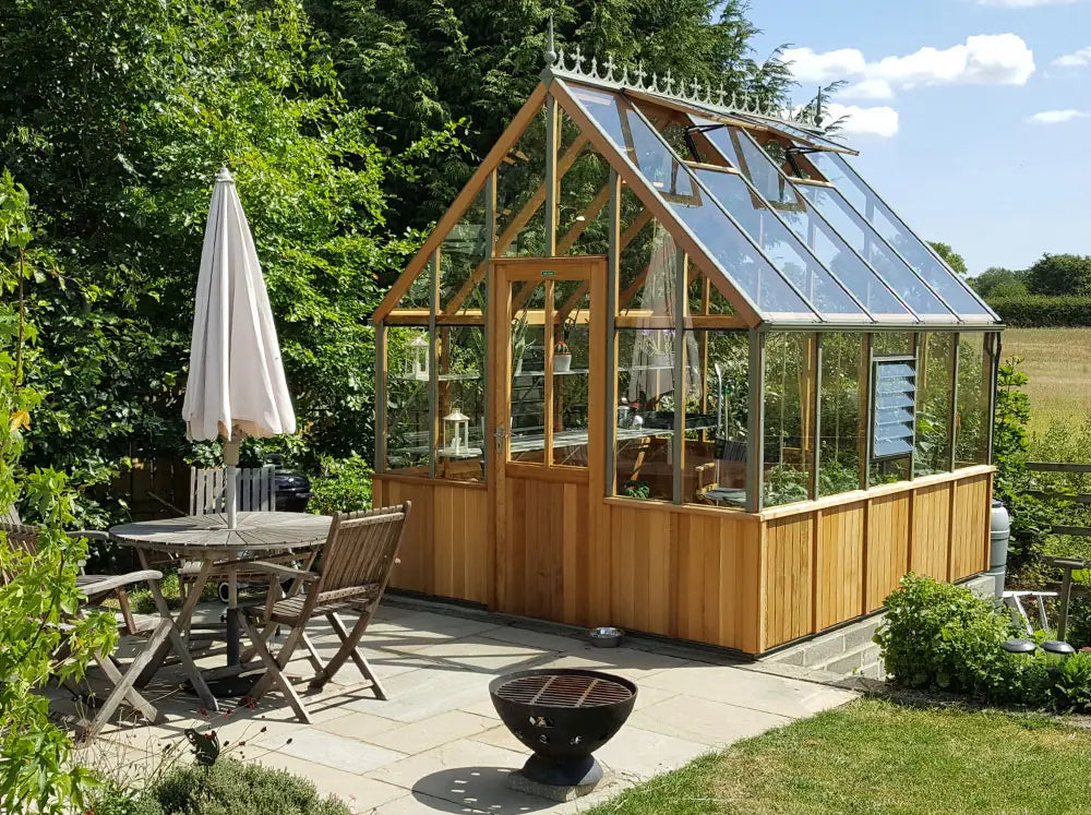 Cheltenham 9.ft Wide Cedar Greenhouse