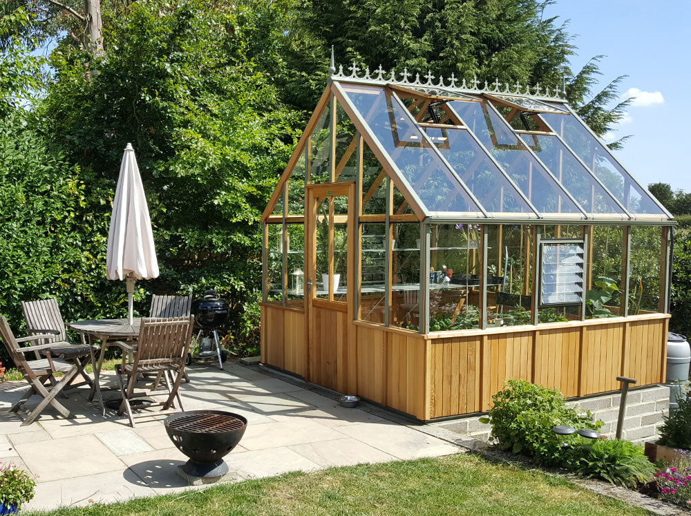 Cheltenham 9.ft Wide Cedar Greenhouse