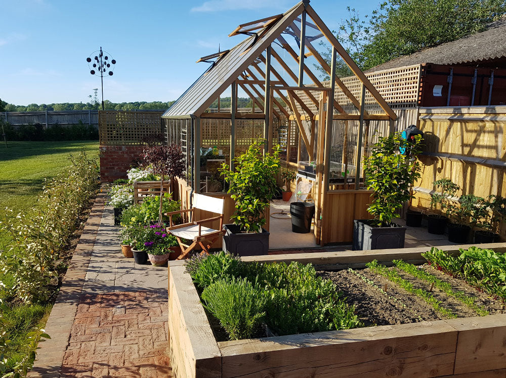 Cheltenham 9.ft Wide Cedar Greenhouse