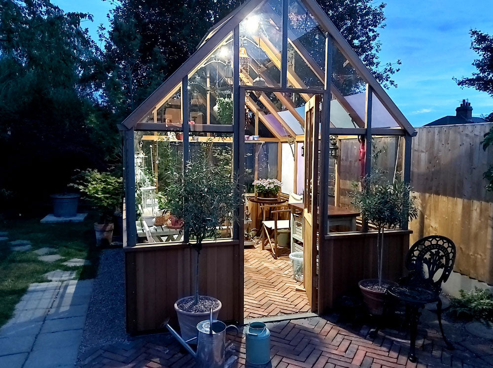 Cheltenham 9.ft Wide Cedar Greenhouse