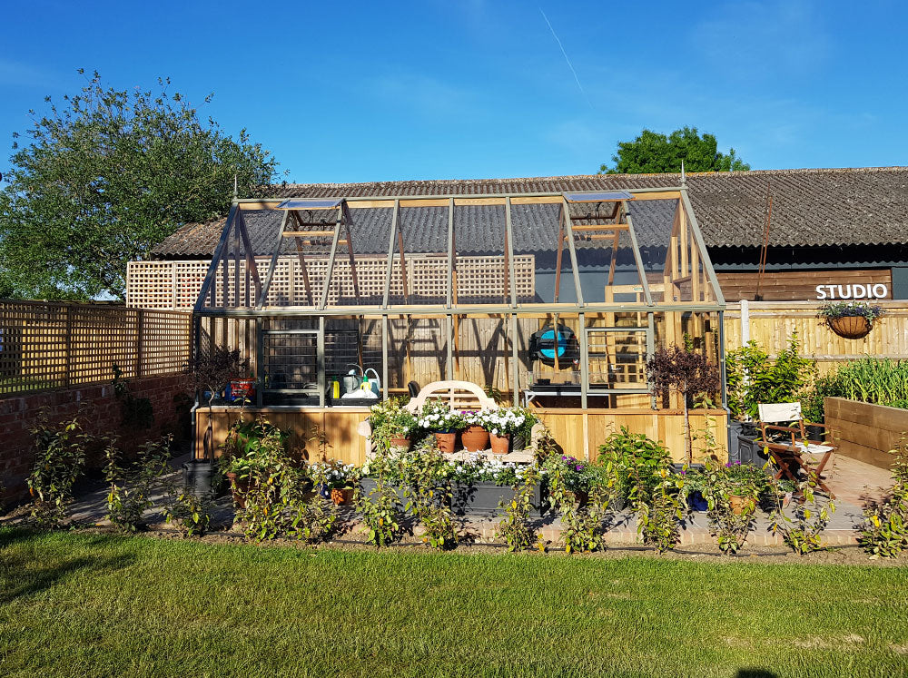 Cheltenham 9.ft Wide Cedar Greenhouse