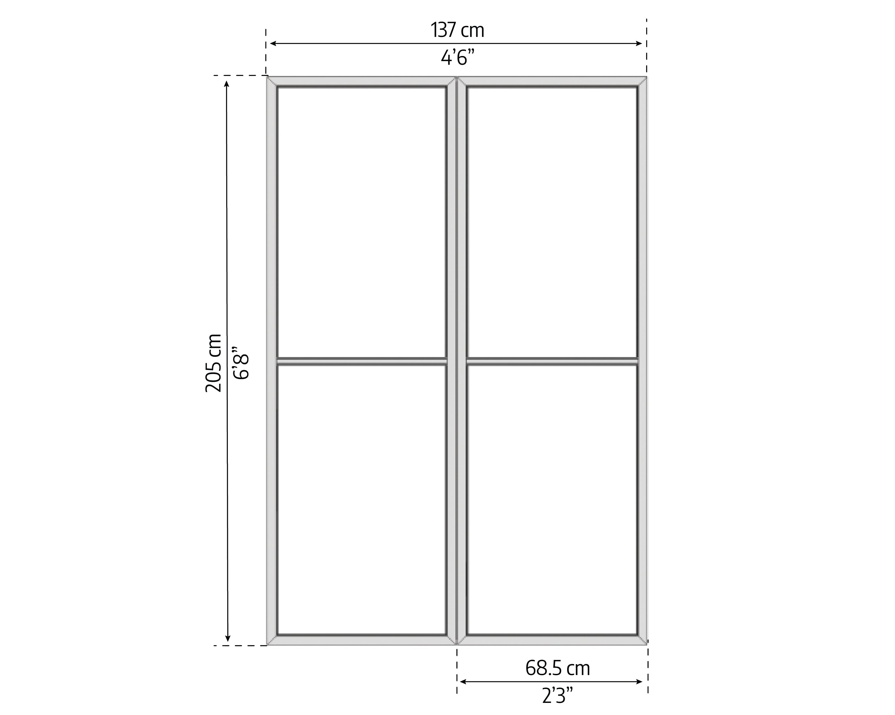 Ledro 10'x9'x10' Enclosed Gazebo/Garden Office