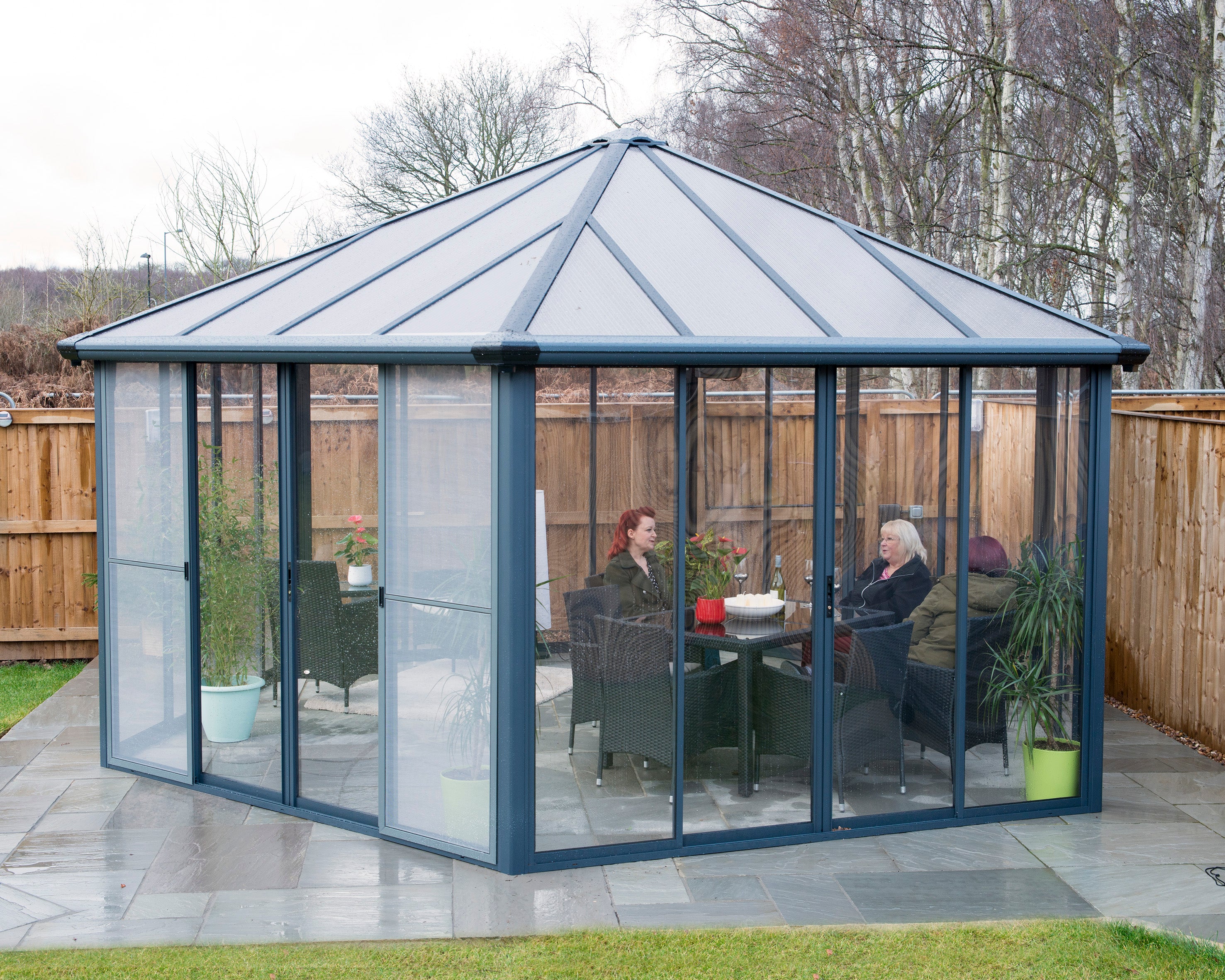 Garda 17'x10'x20' Enclosed Pavilion