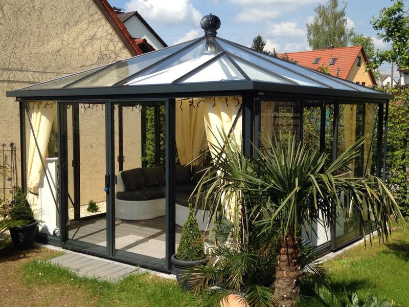 Pyramid Premium Livable Glass Greenhouse