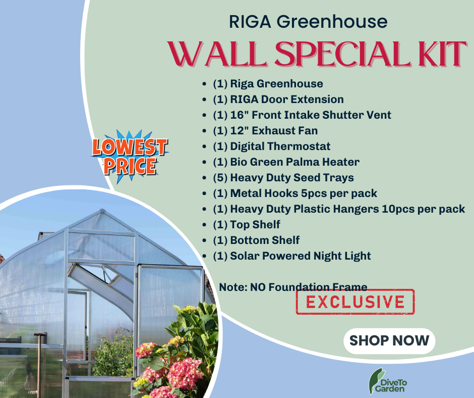 RIGA 3™ 10X7X10.ft Greenhouse