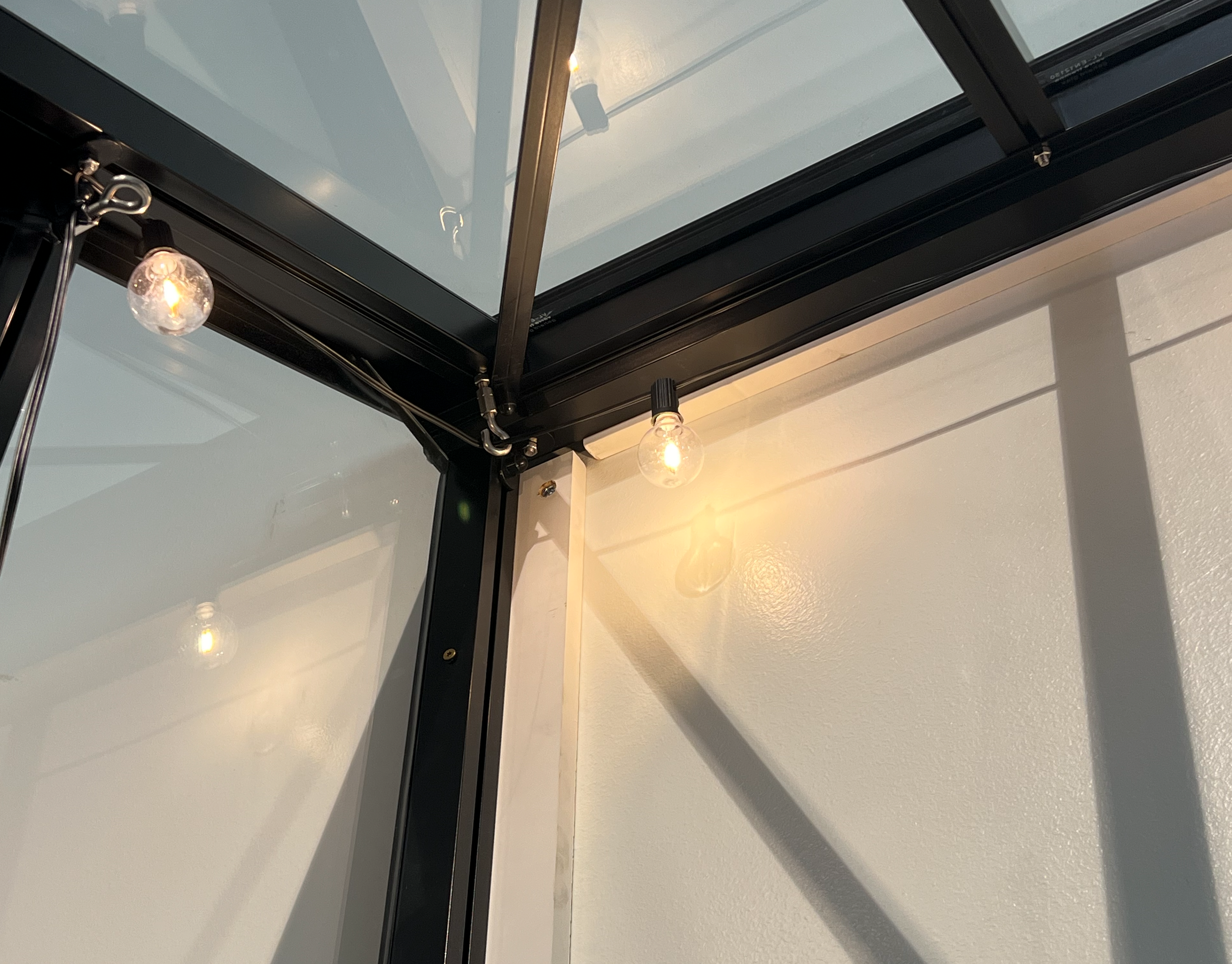 Arcadia™  Lean-to Glass Customizable Greenhouse