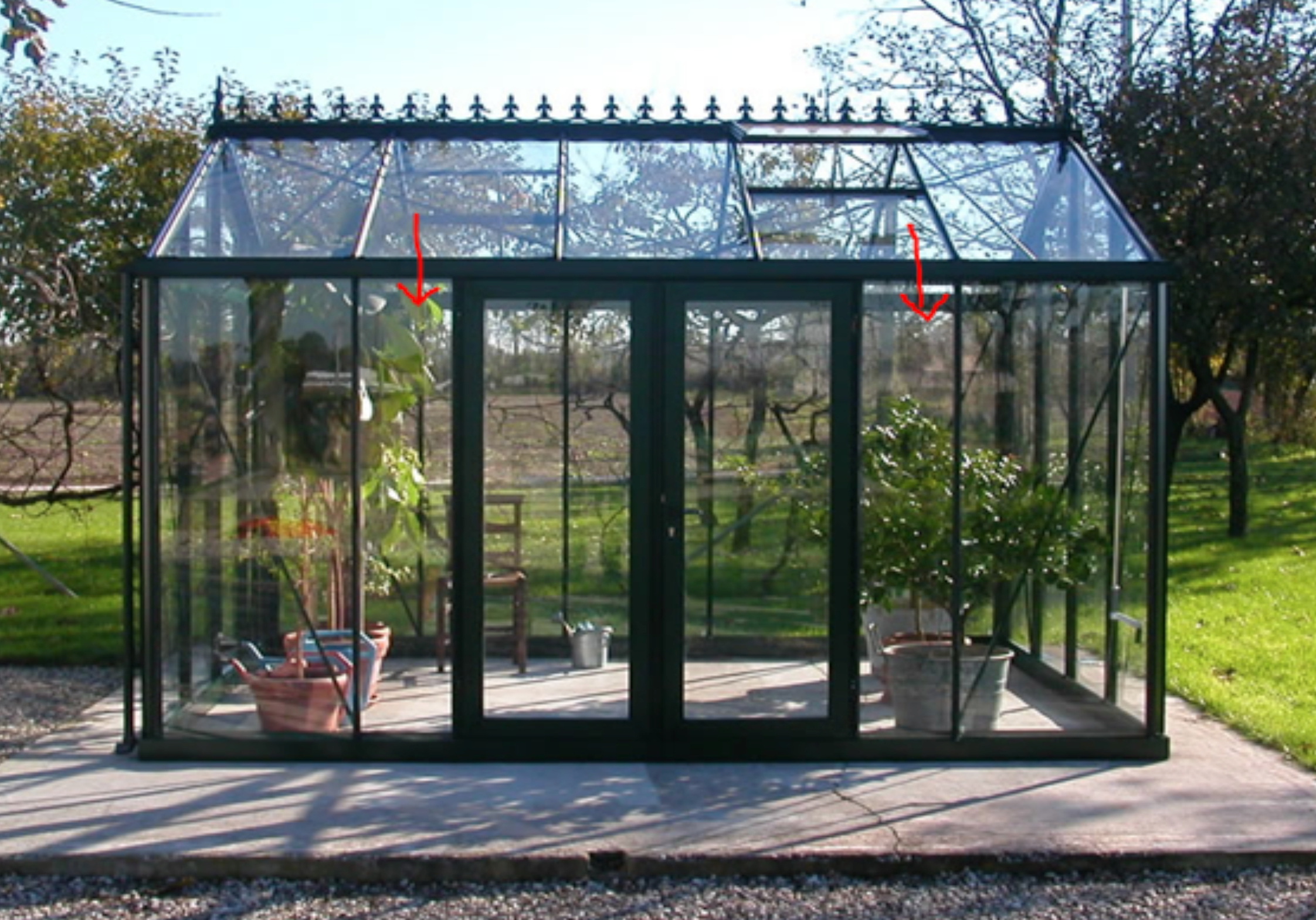 Janssens Greenhouse Hinged Door Accessories