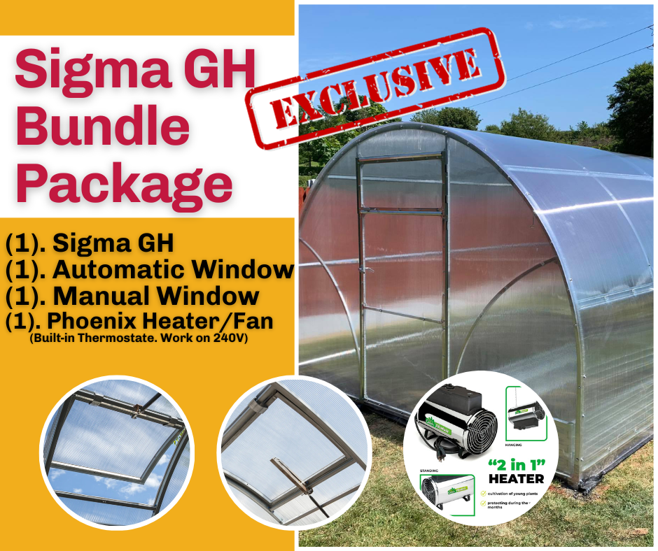 Sigma 20™ 10x7x20.ft Greenhouse