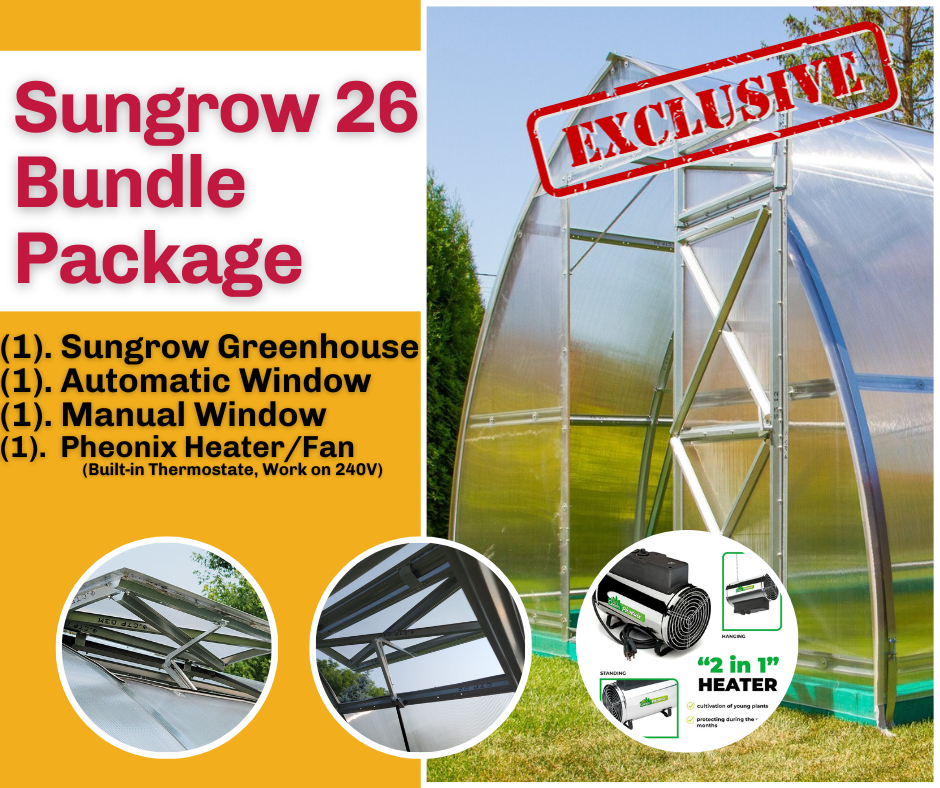 Sungrow 26™ 10x8x26.ft Greenhouse