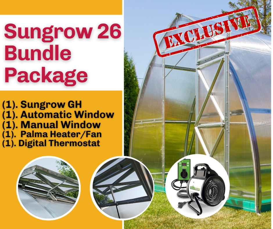 Sungrow 26™ 10x8x26.ft Greenhouse