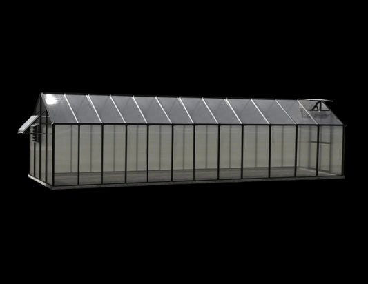 MONT™  8x8x24.ft Black Greenhouse Mojave Edition