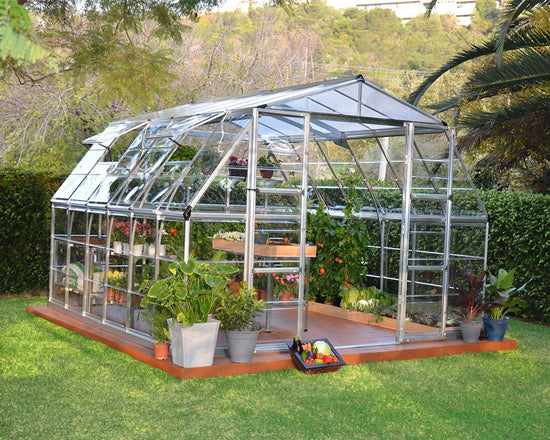 Americana Greenhouse - Americana™ 12x8x12.ft Clear Wall Chalet Greenhouse