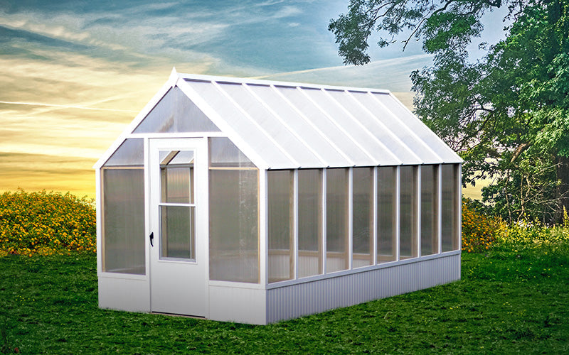 EZGreen™ 8X16.ft Amish Greenhouse Dive To Garden