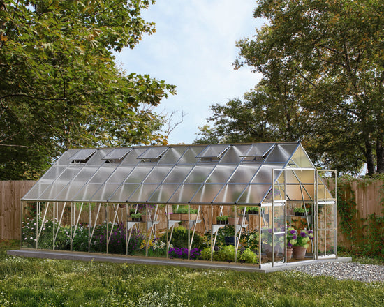 Balance Greenhouse - Balance™ 10x8x24.ft Clear Wall Greenhouse