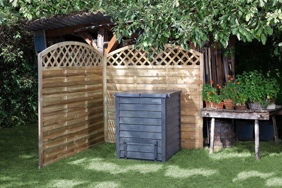 Composter - Thermo Wood™ Compost Bin With Soil Fence