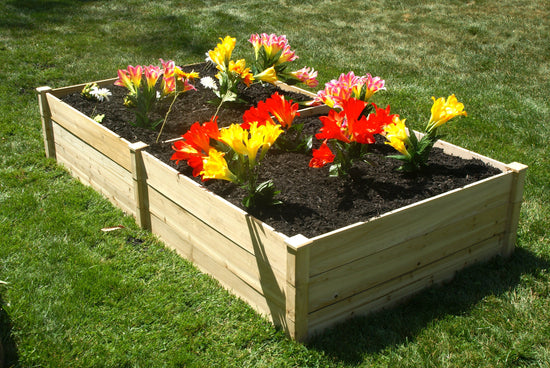 Eden Garden Bed - Eden™ 4'X18"X8' Fir Wood Raised Garden Bed