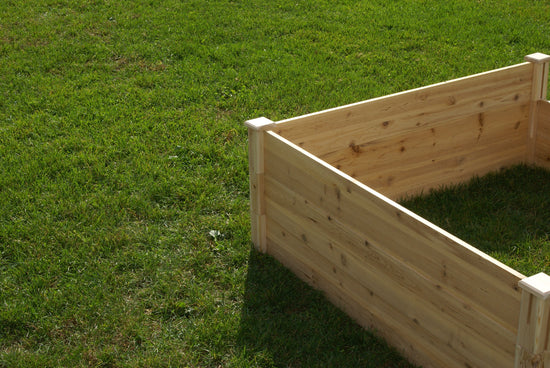 Eden Garden Bed - Eden™ 4'X18"X8' Fir Wood Raised Garden Bed