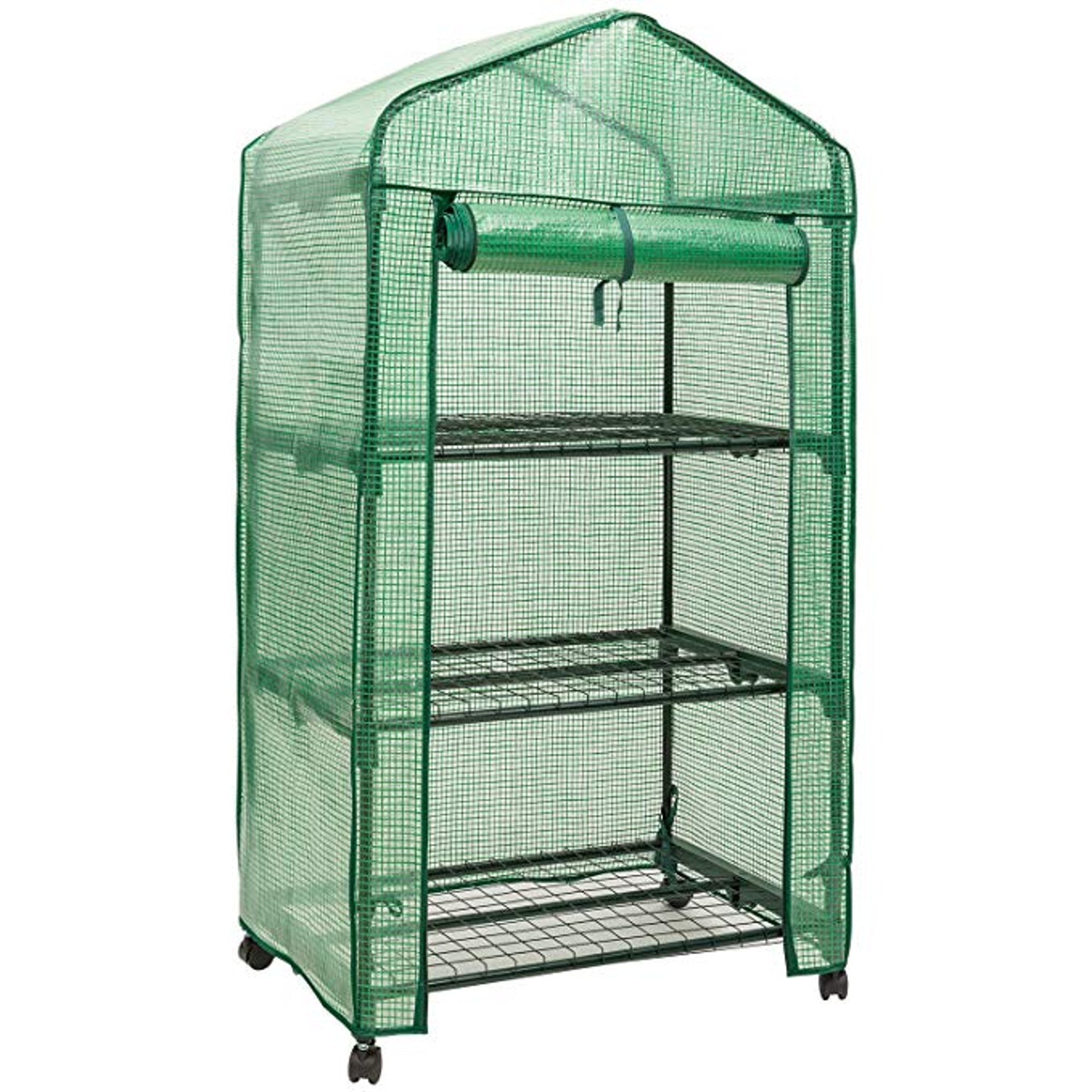 Genesis Greenhouse - Genesis ™ 3 Tier 3X5X2.ft Portable Rolling Greenhouse With Cover