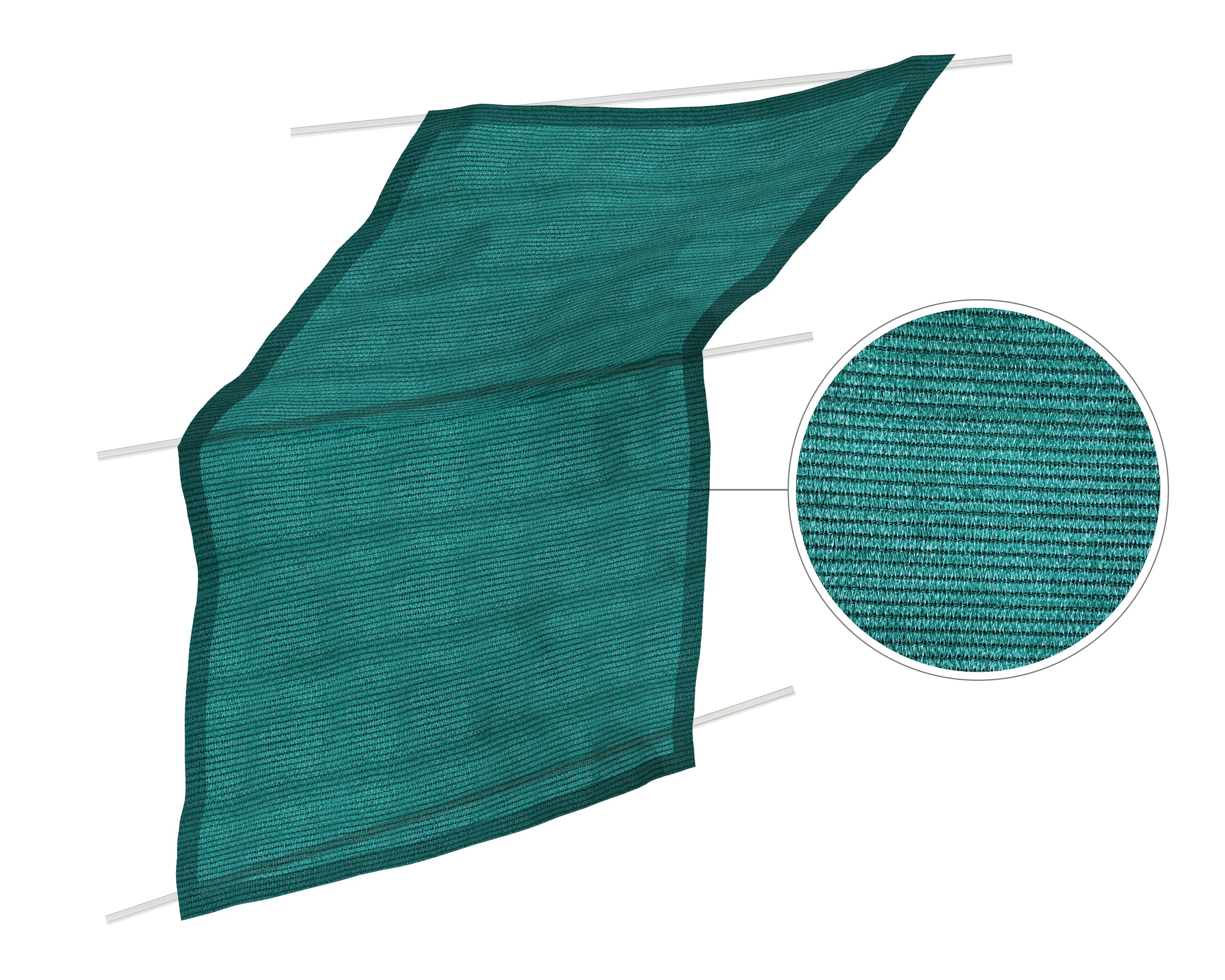 Greenhouse Accessories - Interior Shade Cloth 8X8 For Palram-Canopia® Greenhouses