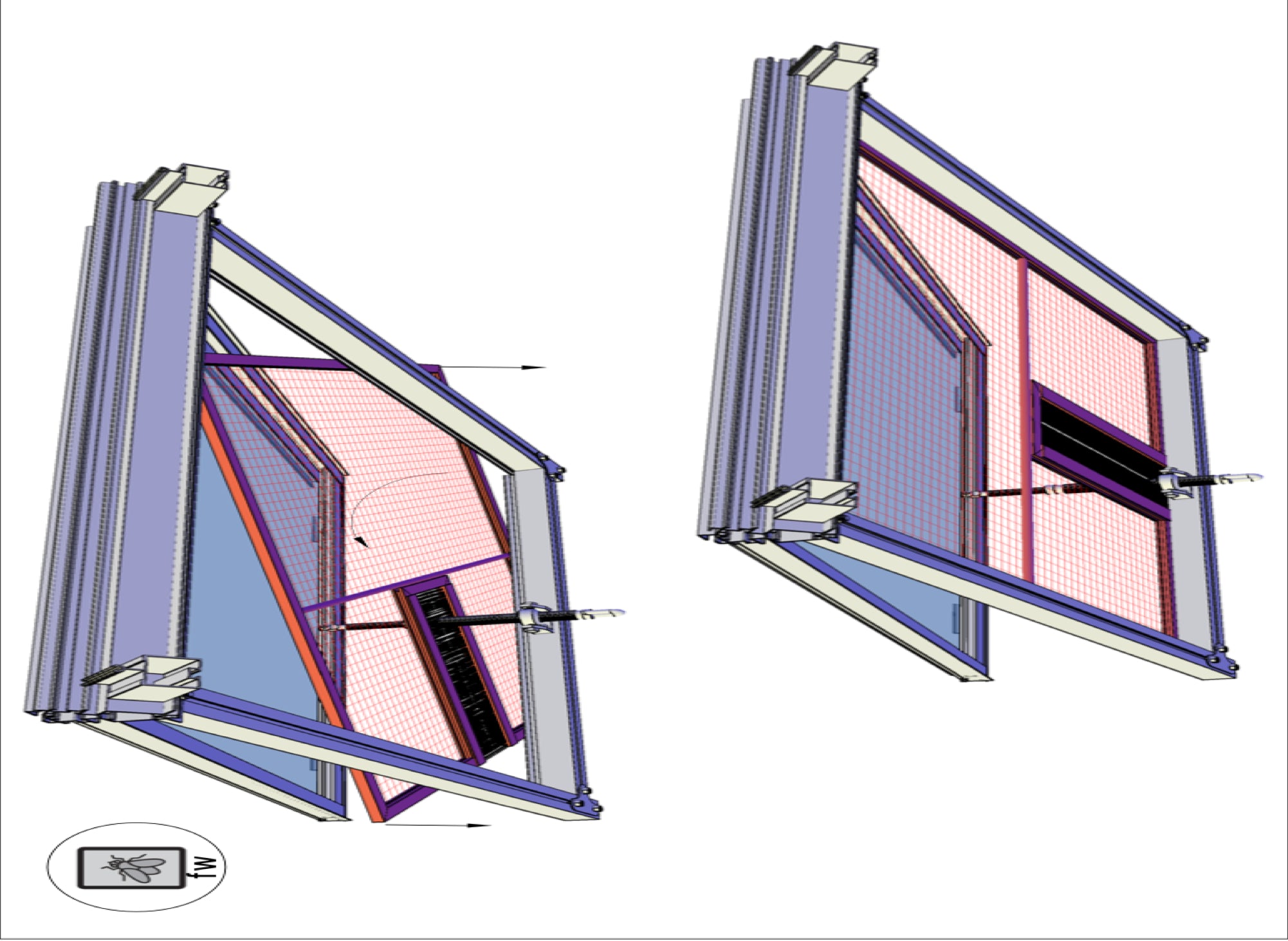 Greenhouse Accessories - Janssens™ GH Additional Roof Window And Accessories