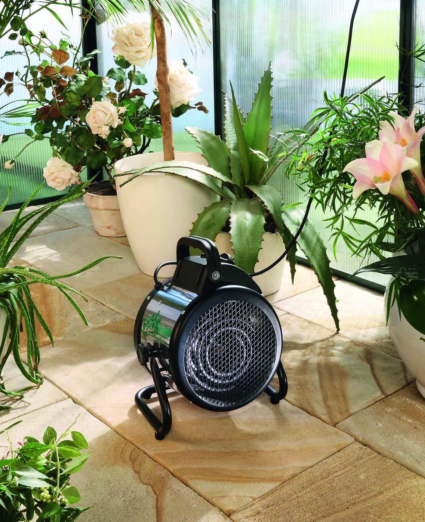 Greenhouse Accessories - Palma™ Greenhouse Fan Heater Incl. Digital Thermostat