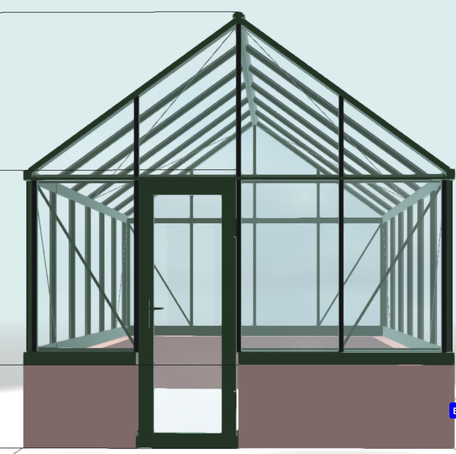 Greenhouse Accessories - Victorian™ Greenhouse Drop-Door Kit
