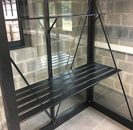 Greenhouse Accessories - Victorian™ Greenhouse Slat Shelving System