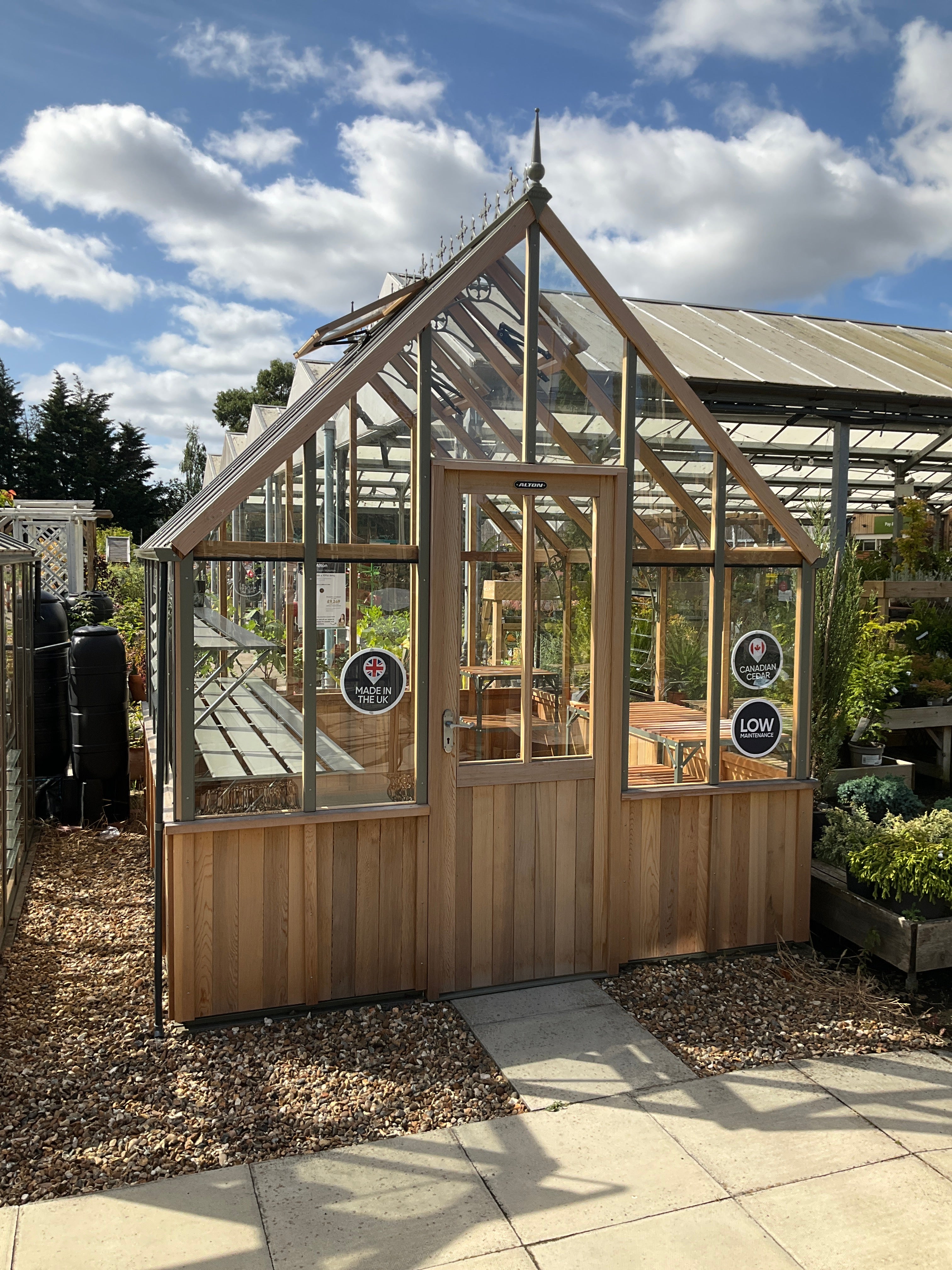 Cheltenham 9.ft Wide Cedar Greenhouse