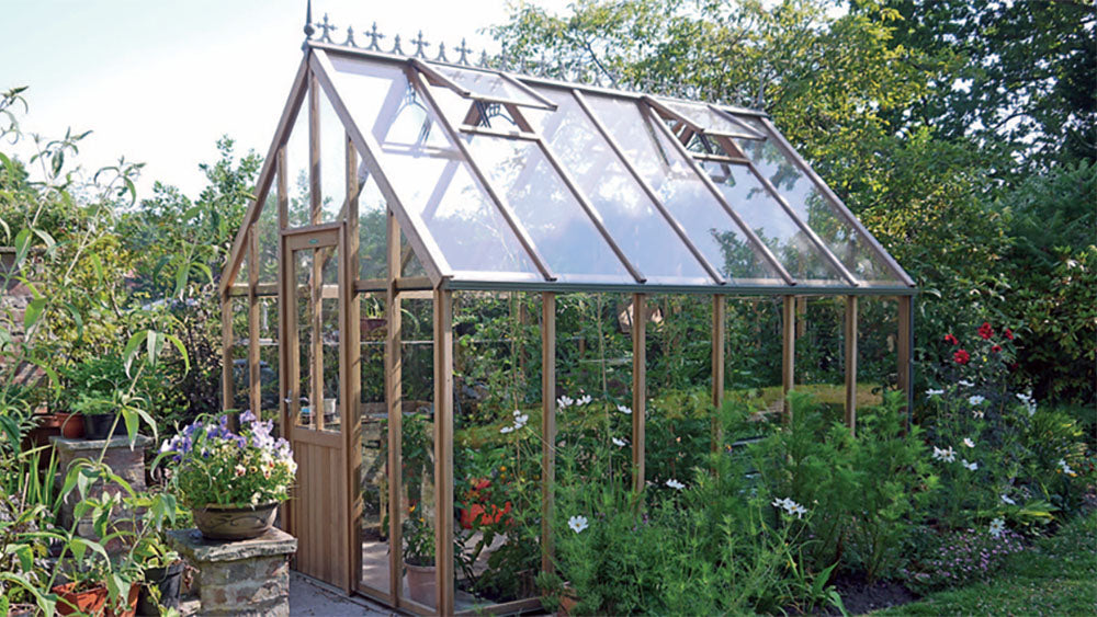 Lancing 10.ft Wide Cedar Greenhouse