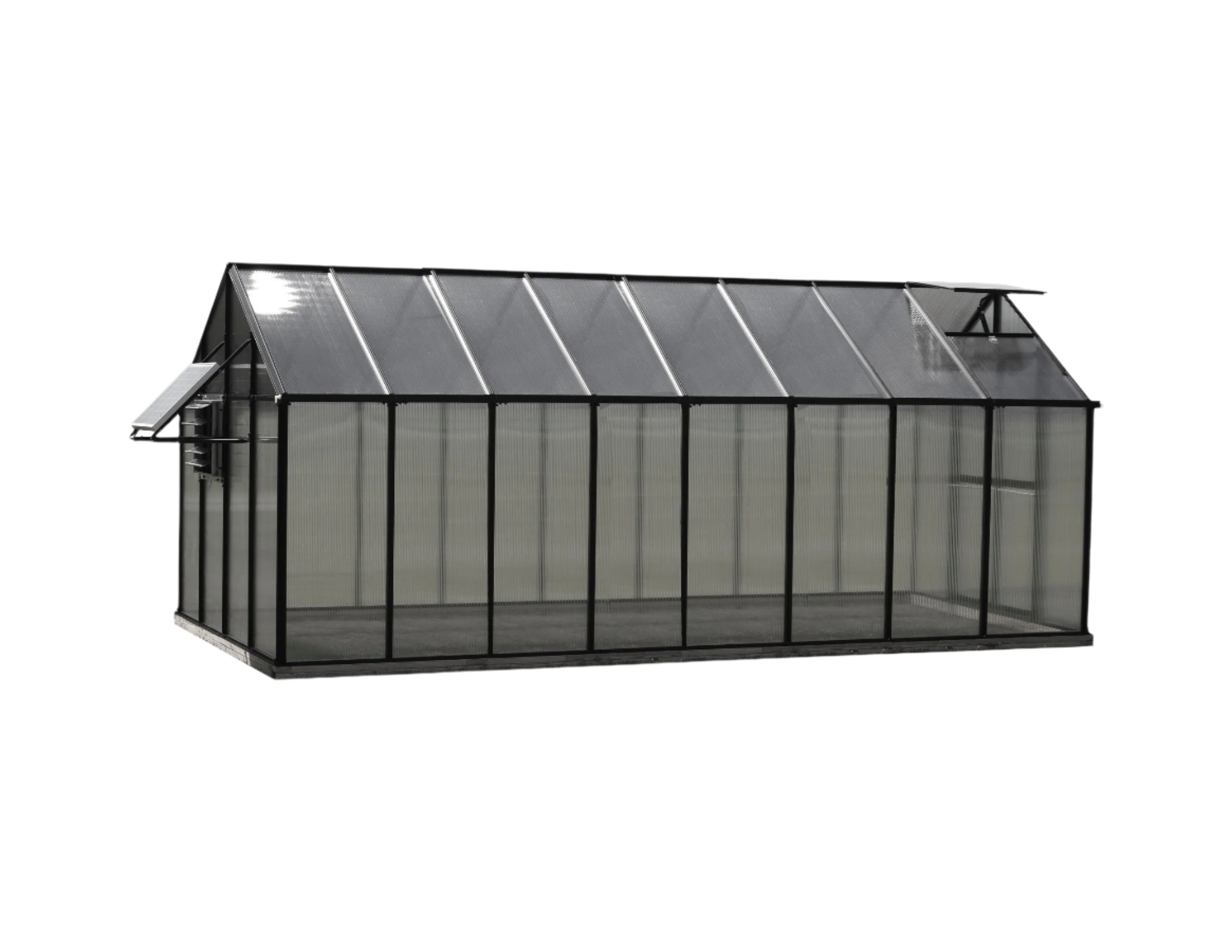 MONT™ 8x8x16.ft Black Frame Greenhouse Mojave Edition