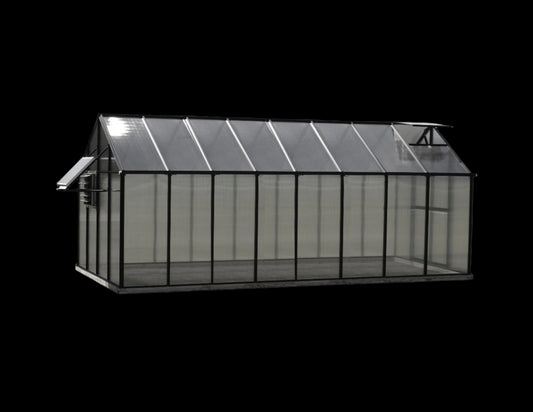 MONT™ 8x8x20.ft Black Greenhouse Mojave Edition