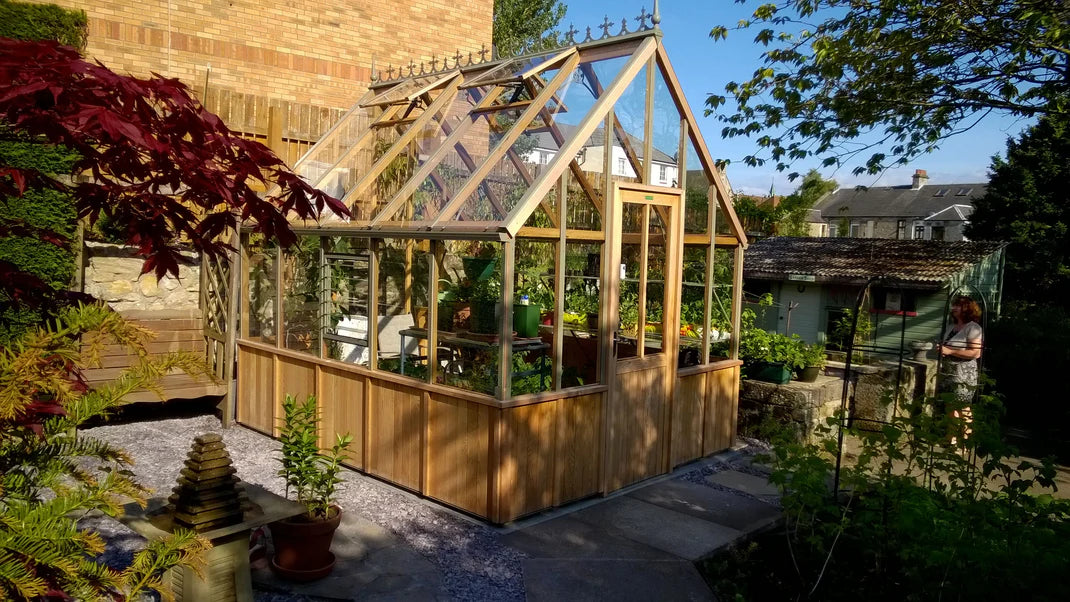 Cheltenham 9.ft Wide Cedar Greenhouse