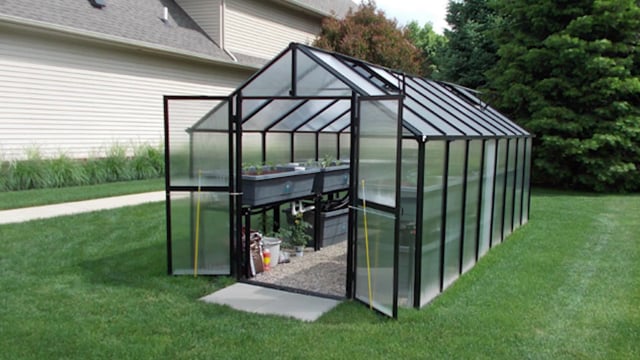 MONT™  8x8x12.ft Black Greenhouse Mojave Edition