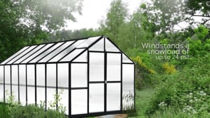 MONT™ 8x8x20.ft Black Greenhouse Mojave Edition