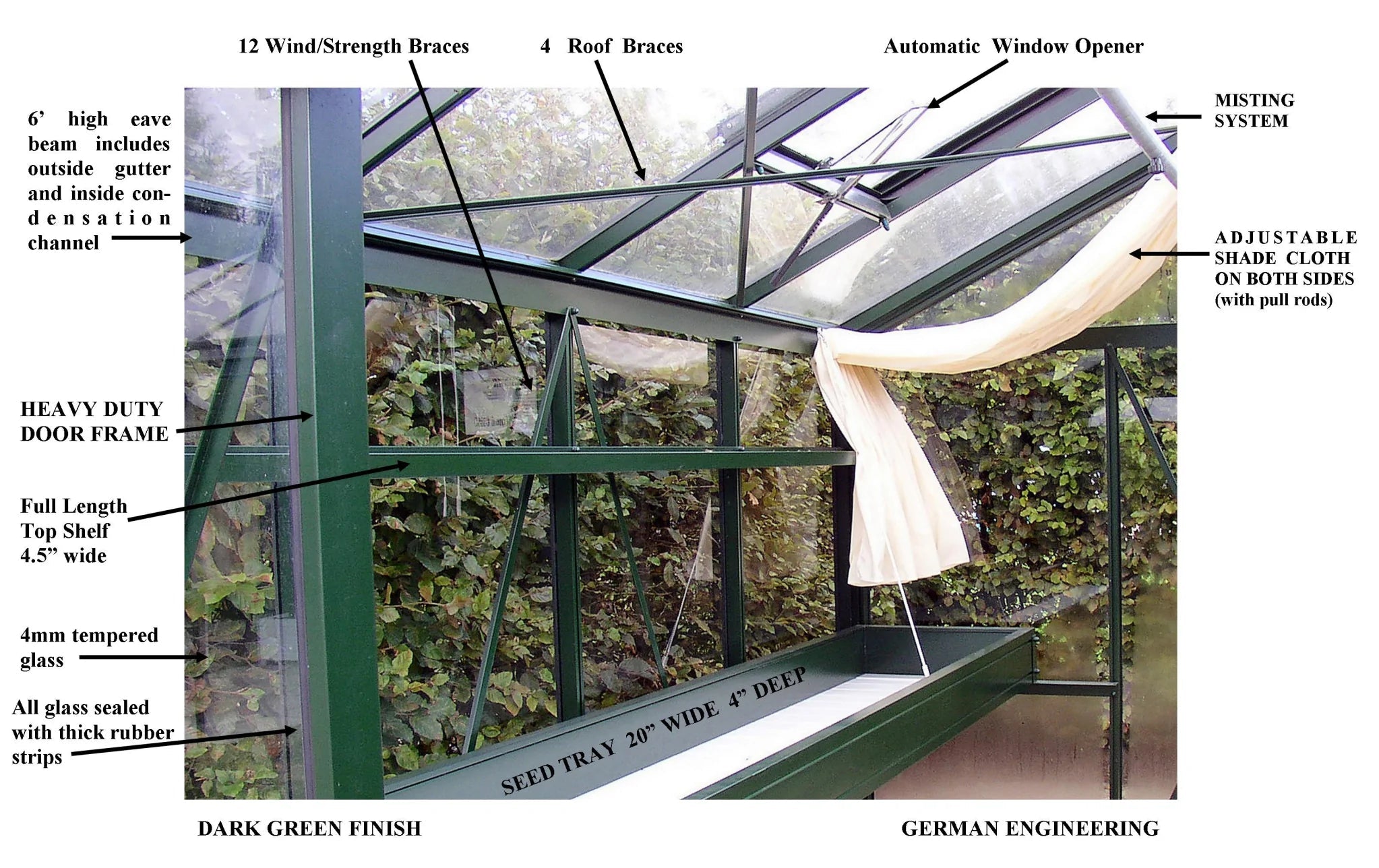 Royal Victorian Greenhouse - Royal Victorian™ 10X9X20.ft VI36 Greenhouse
