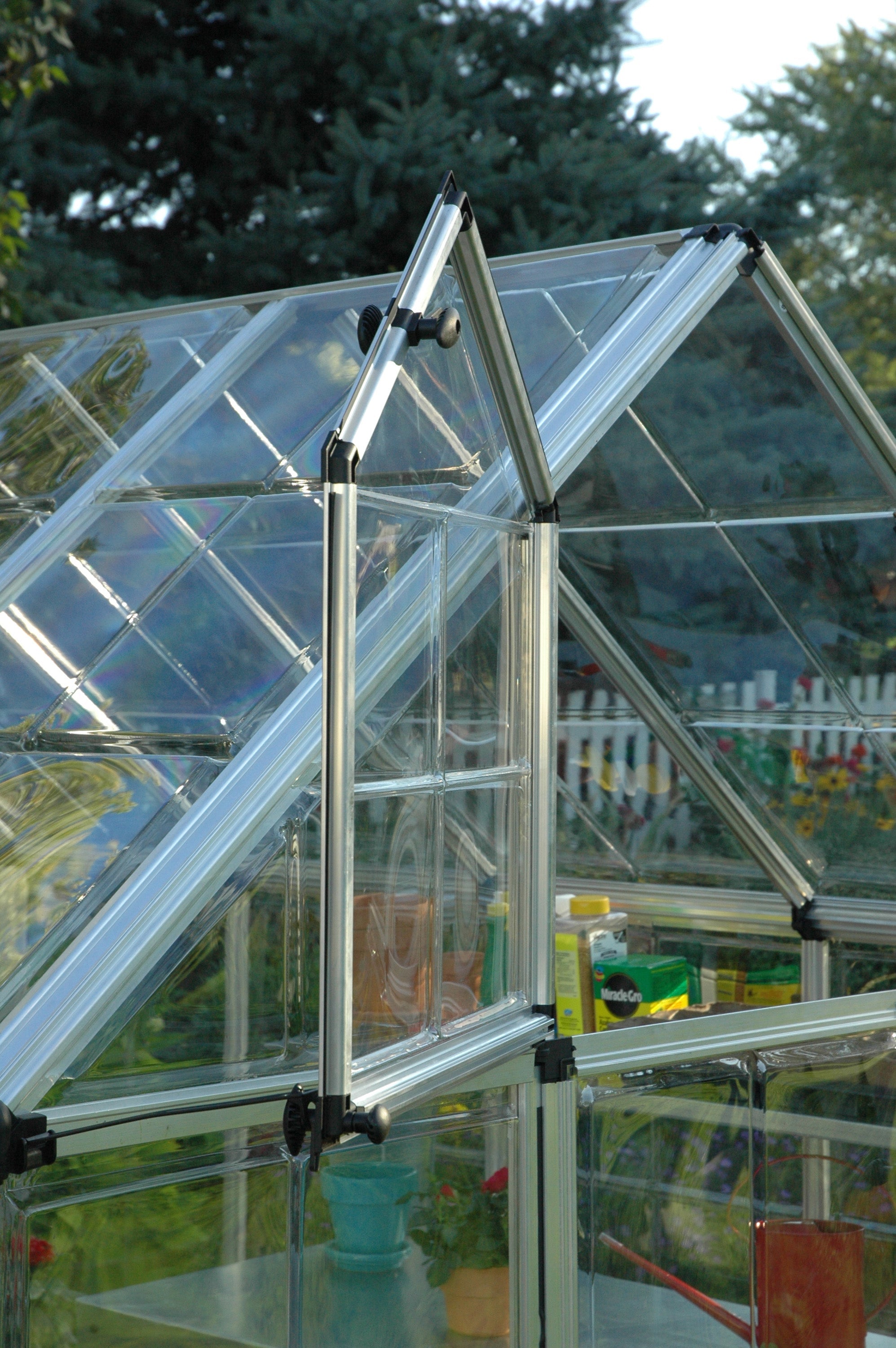 Snap&Grow 6 Greenhouse - Snap&Grow™ 6x7x16.ft Clear Wall Greenhouse