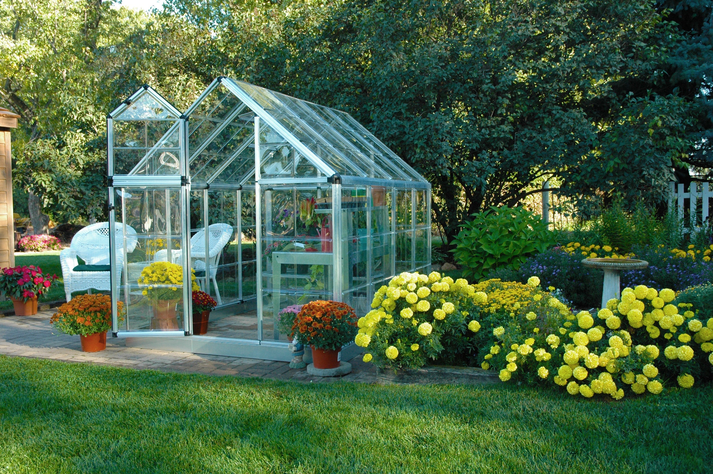 Snap&Grow 6 Greenhouse - Snap&Grow™ 6x7x8.ft Clear Wall Greenhouse