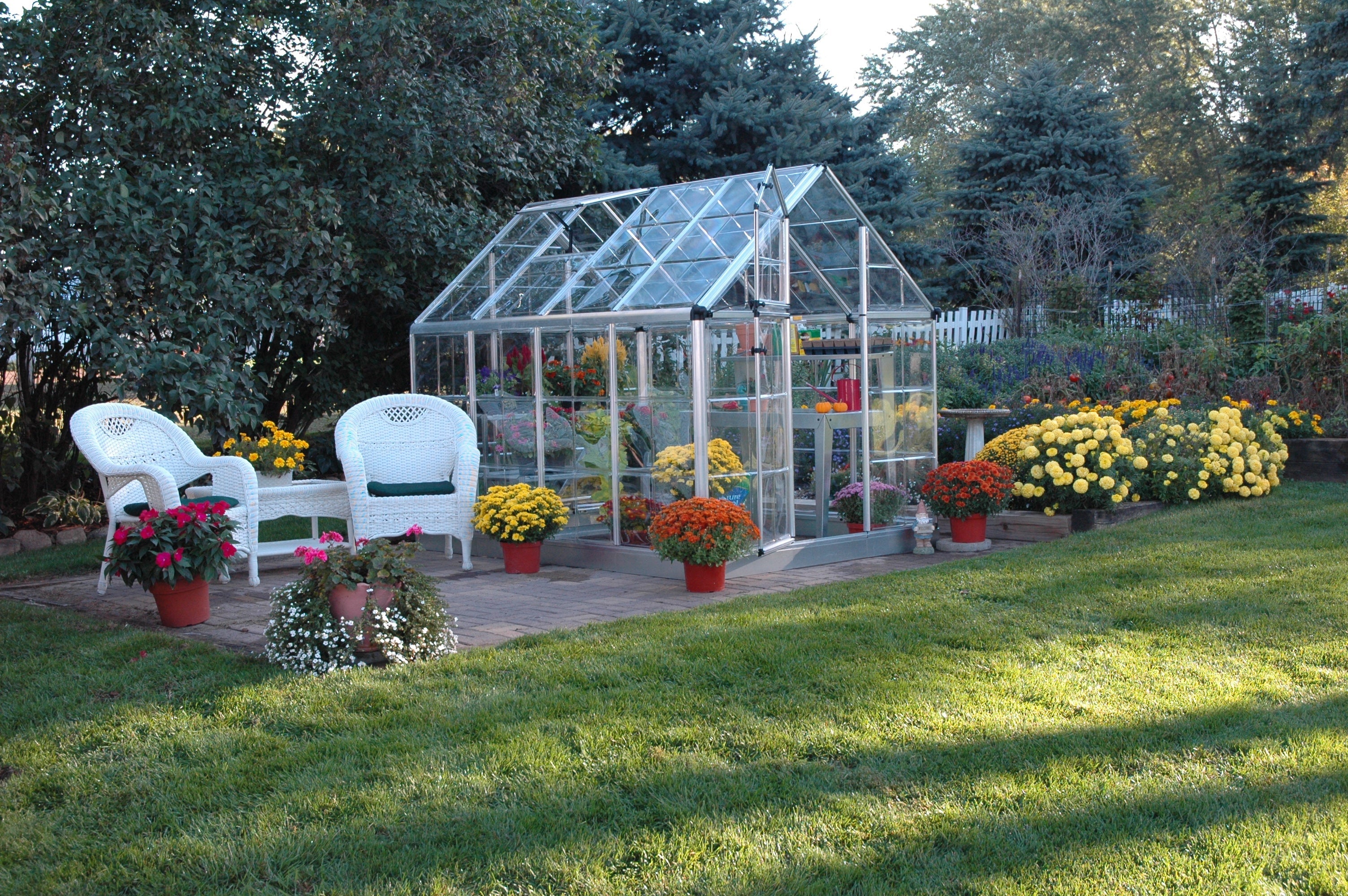 Snap&Grow 6 Greenhouse - Snap&Grow™ 6x7x8.ft Clear Wall Greenhouse