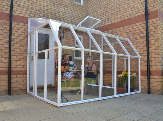 Sun Room 6 Greenhouse - Sun Room 2™ 6x8x10.ft Lean-to Solarium Kit