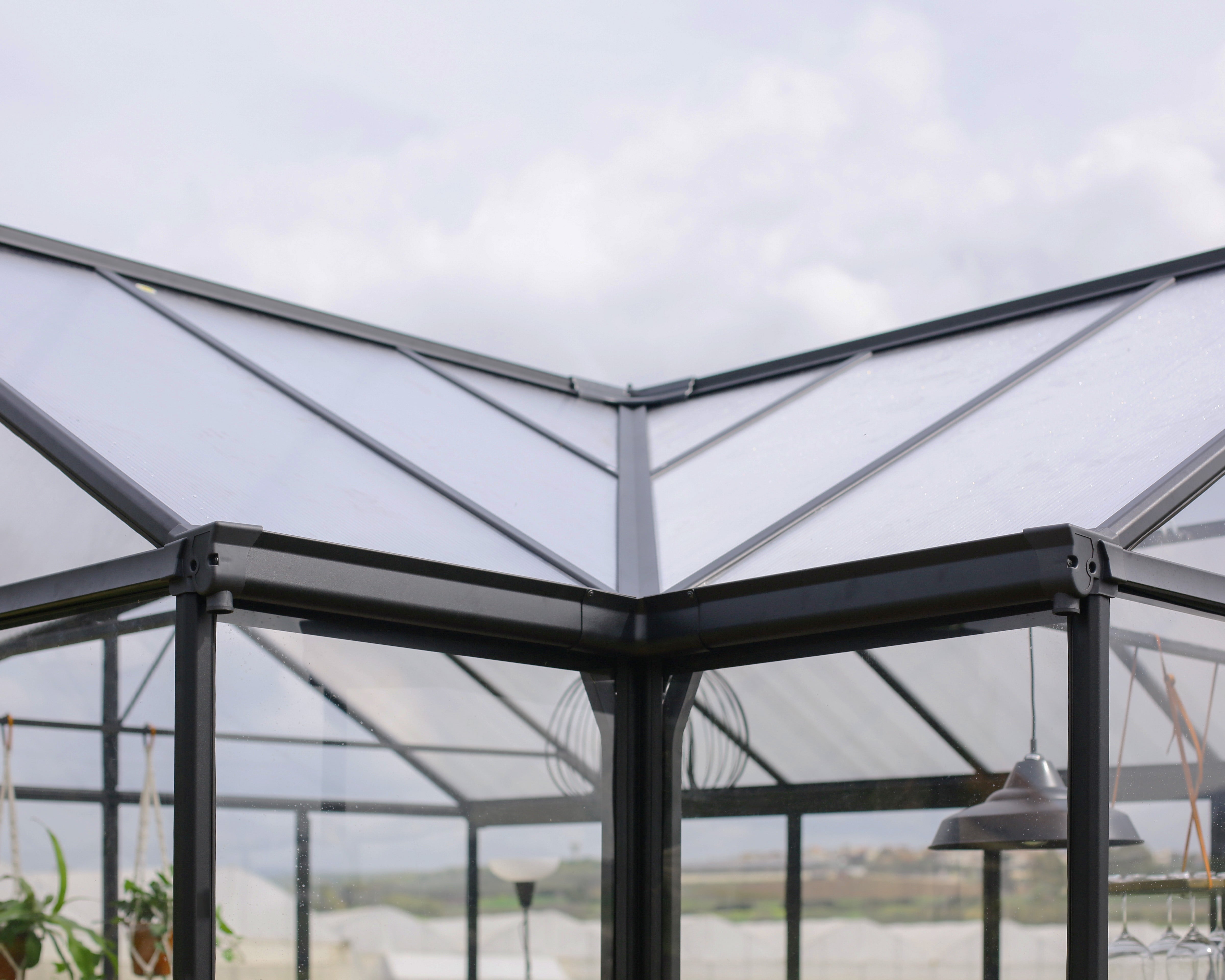 Triomphe Greenhouse - Triomphe™ 12x9x15.ft T-Shape Enclosed Gazebo