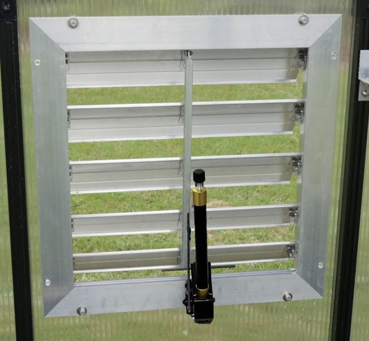 18 inch Louver Wall Mounted Window with solar powered opener
