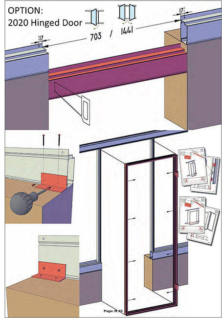 Janssens™ Greenhouse  Hinged Door Kit