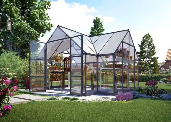 Victory Oeangery T-Shape Greenhouse - Victory Orangery™ 12x9x10.ft Greenhouse